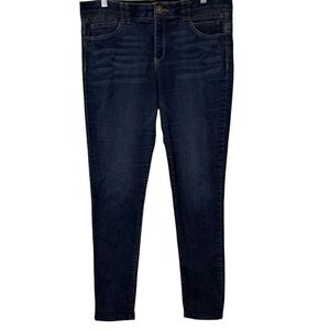 Democracy‎ Ab Technology "Ab"solution Dark Wash Skinny Jeans Womens 14 Long